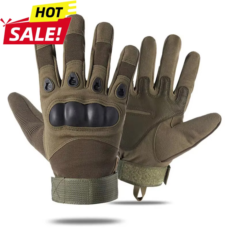 Motorcycle Glove Knuckle - 屋外用、耐摩耗性に優れたフルフィンガーグローブ。男性用。スポーツ、射撃、狩猟、エアソフト、バイク、サイクリングに適したグローブ。