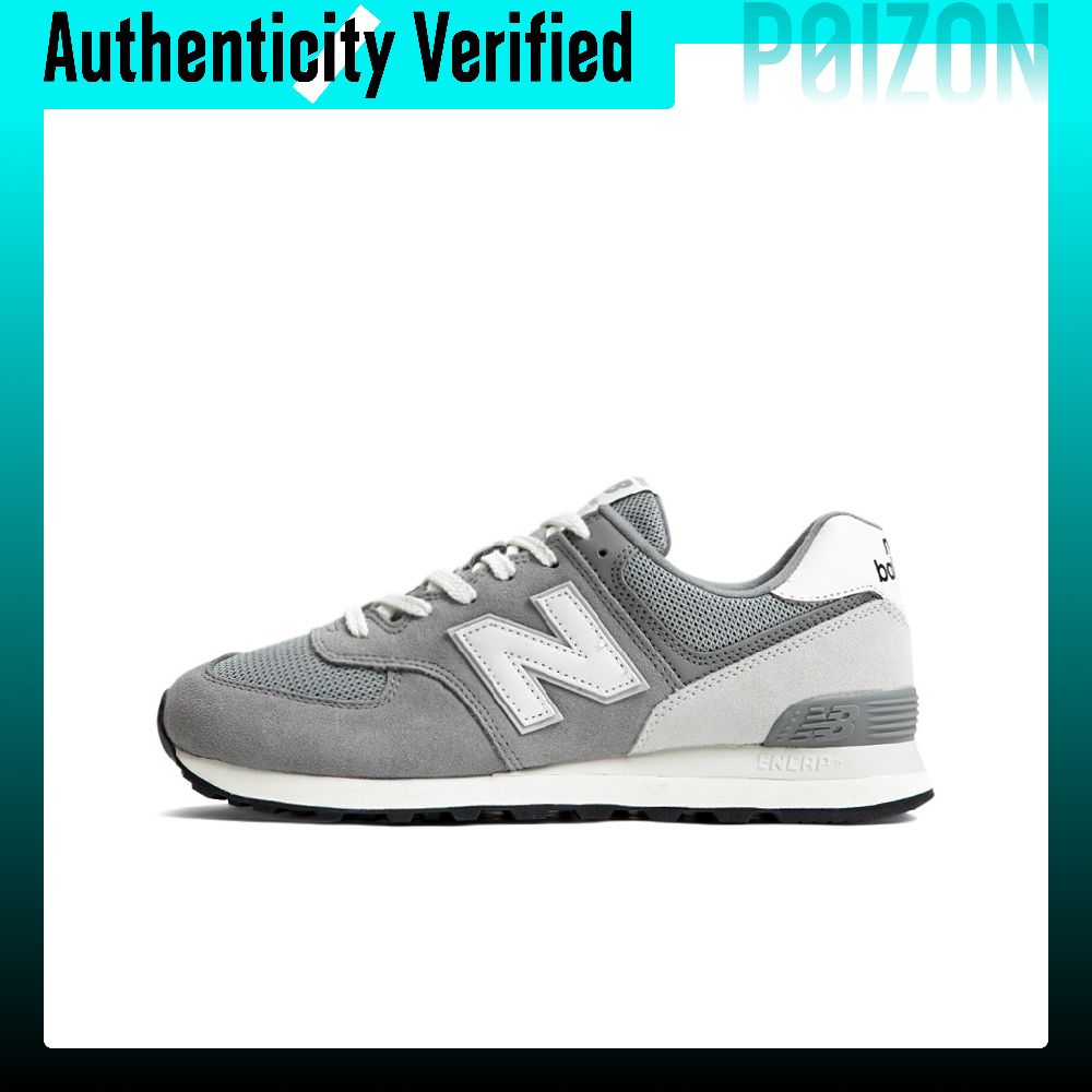 New Balance Shoes 574 - ニューバランス NB 574 通気性のあるローカットラバーカジュアルシティ通勤ランニングシューズ ユニセックス グレー