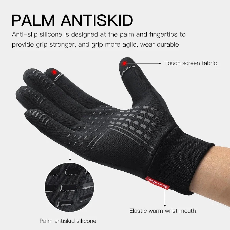 冬のアウトドアスポーツ、ランニング、タッチスクリーン、ジムフ - Magic Touch Glove のレビューと価格