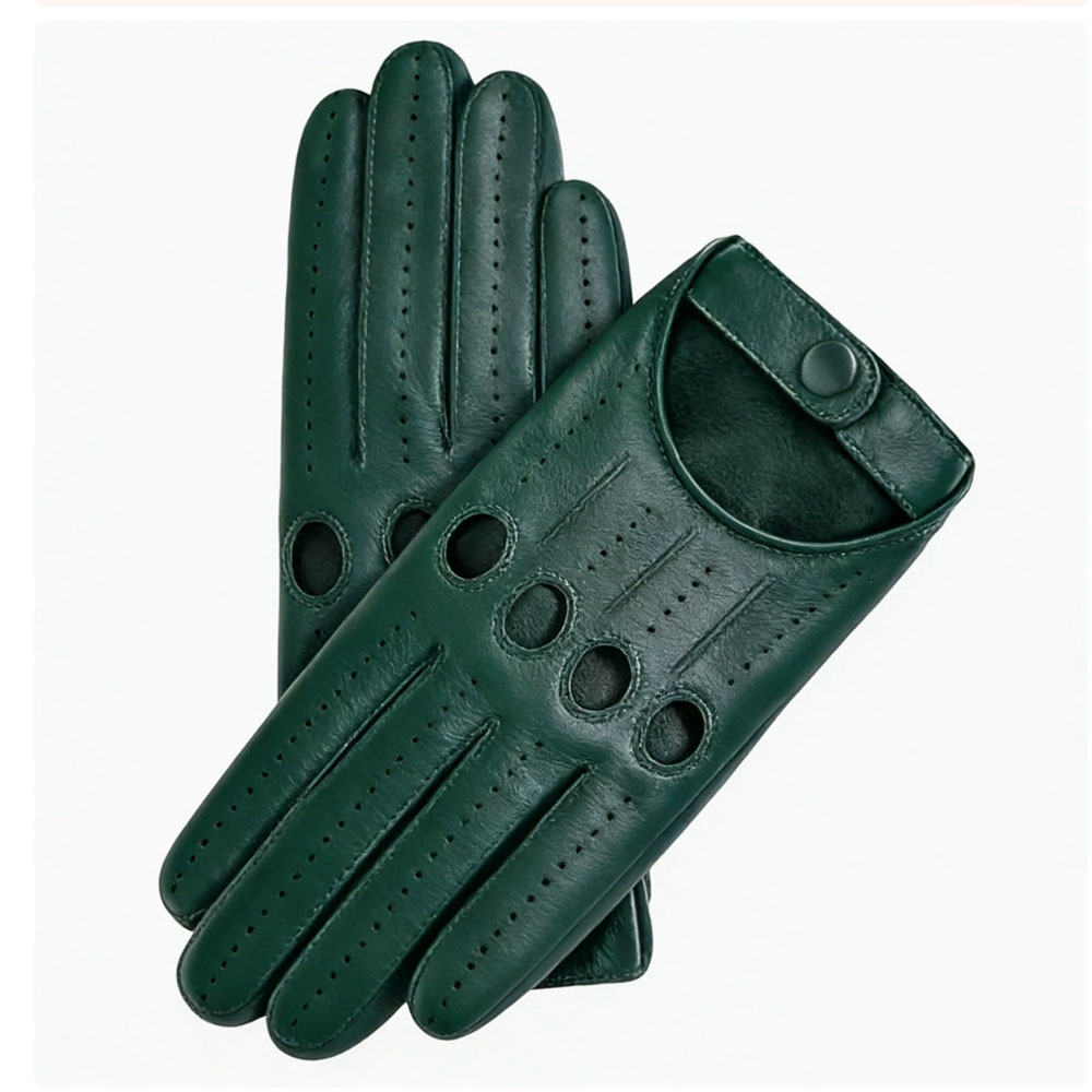 新しい女性用本革羊革手袋通気性のある薄い屋外サイクリング運転 - Leather Driving Glove のレビューと価格