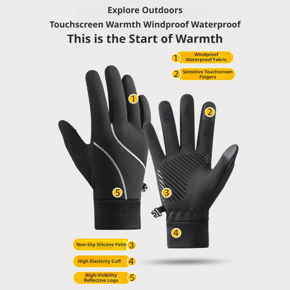 充電式ヒーター内蔵手袋。冬用、フリース素材、タッチスクリーン - Heat Resistant Glove のレビューと価格