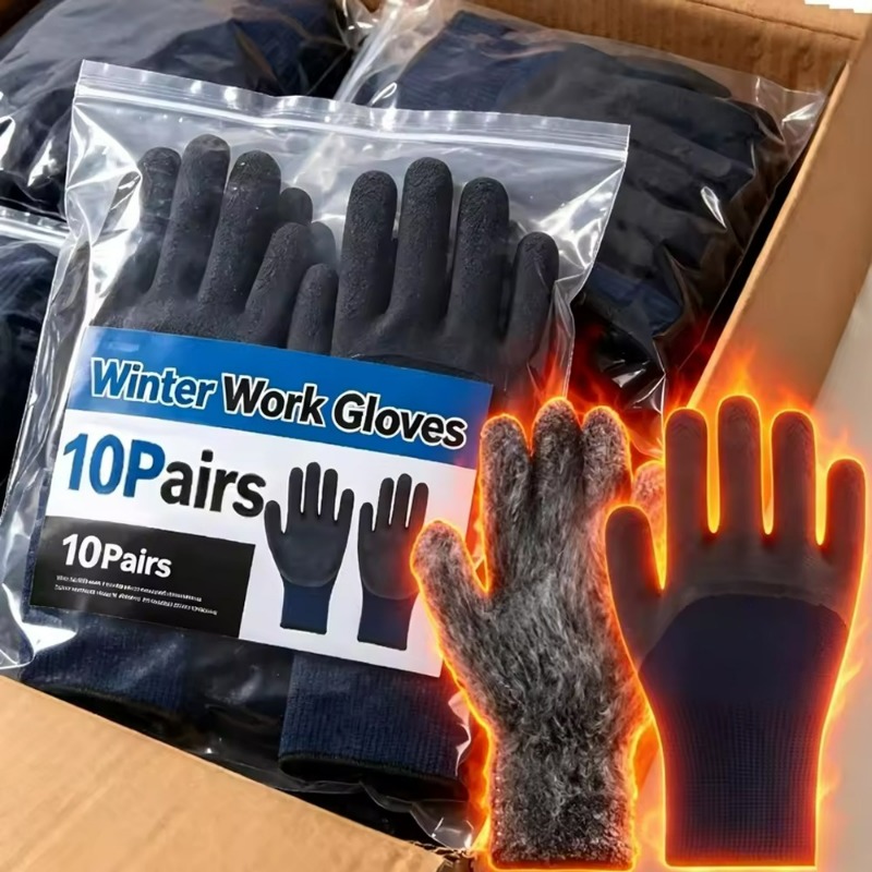 10-1ペア 新しい冬用防水・防寒メカニカルグローブ。寒冷地 - Nitrile Mechanic Glove のレビューと価格
