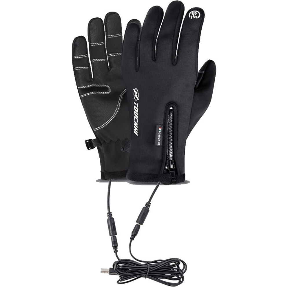 USBタッチスクリーン付き電気温水手袋,加熱ハンドウォーマー - Heat Resistant Glove のレビューと価格
