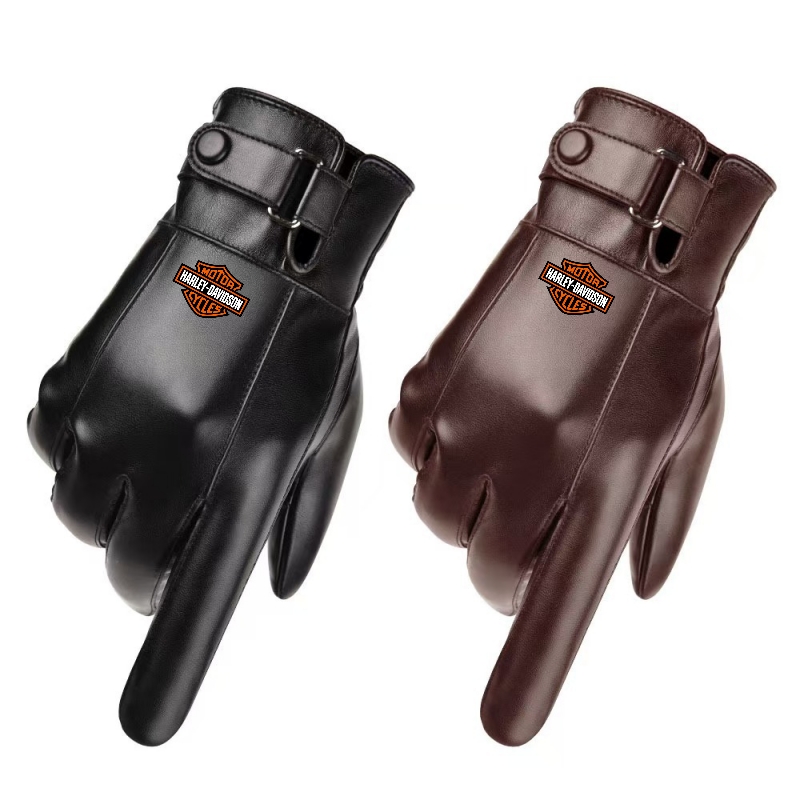 ハーレーダビッドソンPAN用バイクアクセサリー、モトクロスグ - Leather Driving Glove のレビューと価格