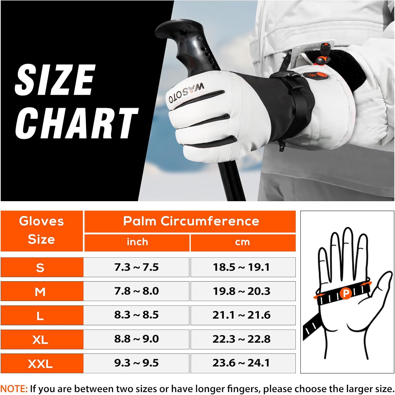 プロ仕様のUSB充電式スキーグローブ。冬用の電気式ヒーター内 - Winter Glove Insulated のレビューと価格