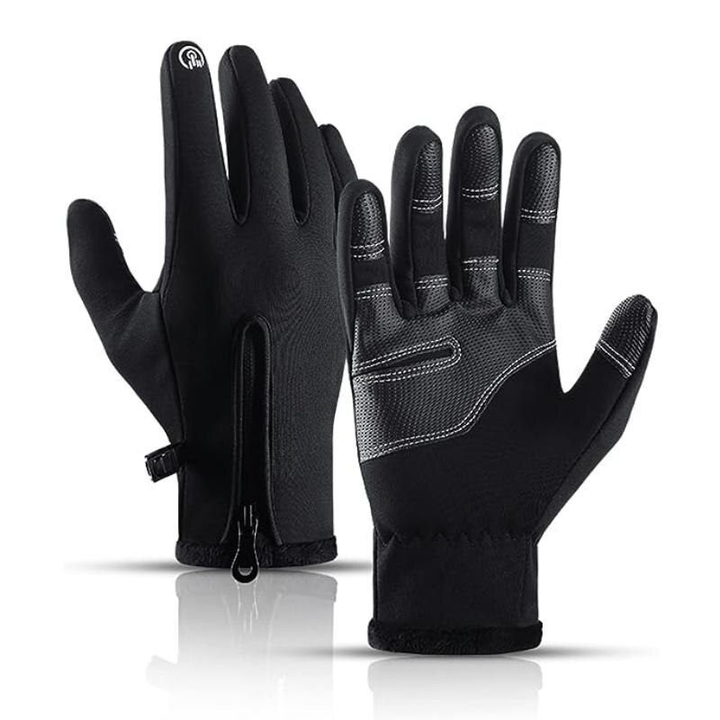 男性と女性のための滑り止め手袋,防風タッチスクリーン,暖かい - Leather Driving Glove のレビューと価格