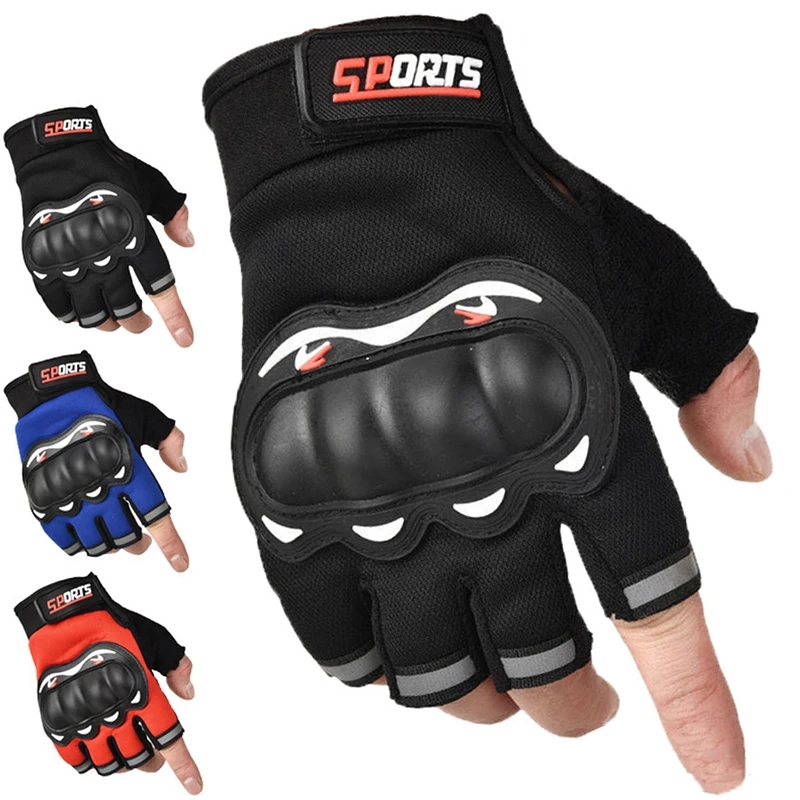 男性のオートバイの手袋フル/ハーフフィンガー戦術ナックル保護 - Motorcycle Glove Knuckle のレビューと価格